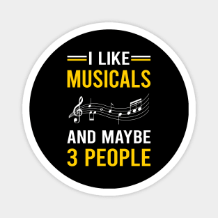 3 People Musicals Musical Magnet